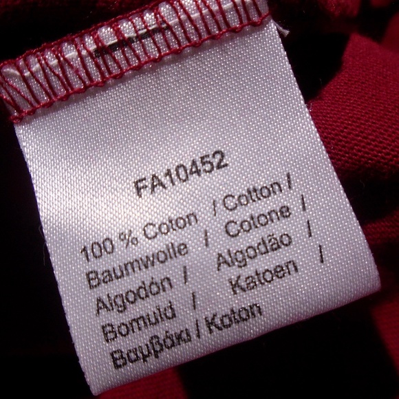 LACOSTE Long Sleeve V-Neck Cotton Tee 34~XS/S - Picture 5 of 7